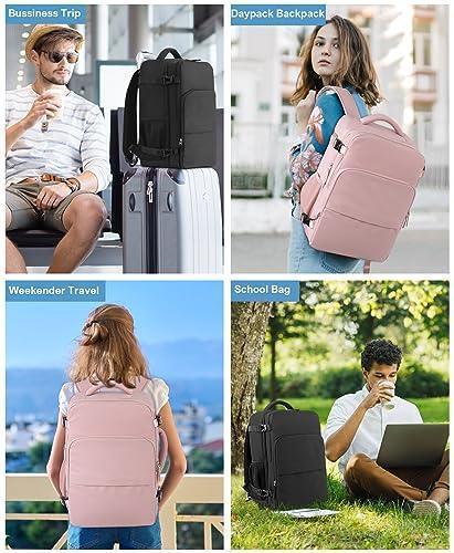 Versatile Black Travel Backpack:  Stylish for Airlines CHILLSTAR