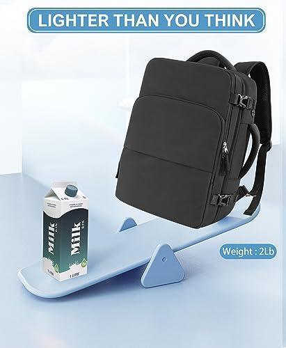 Versatile Black Travel Backpack:  Stylish for Airlines CHILLSTAR