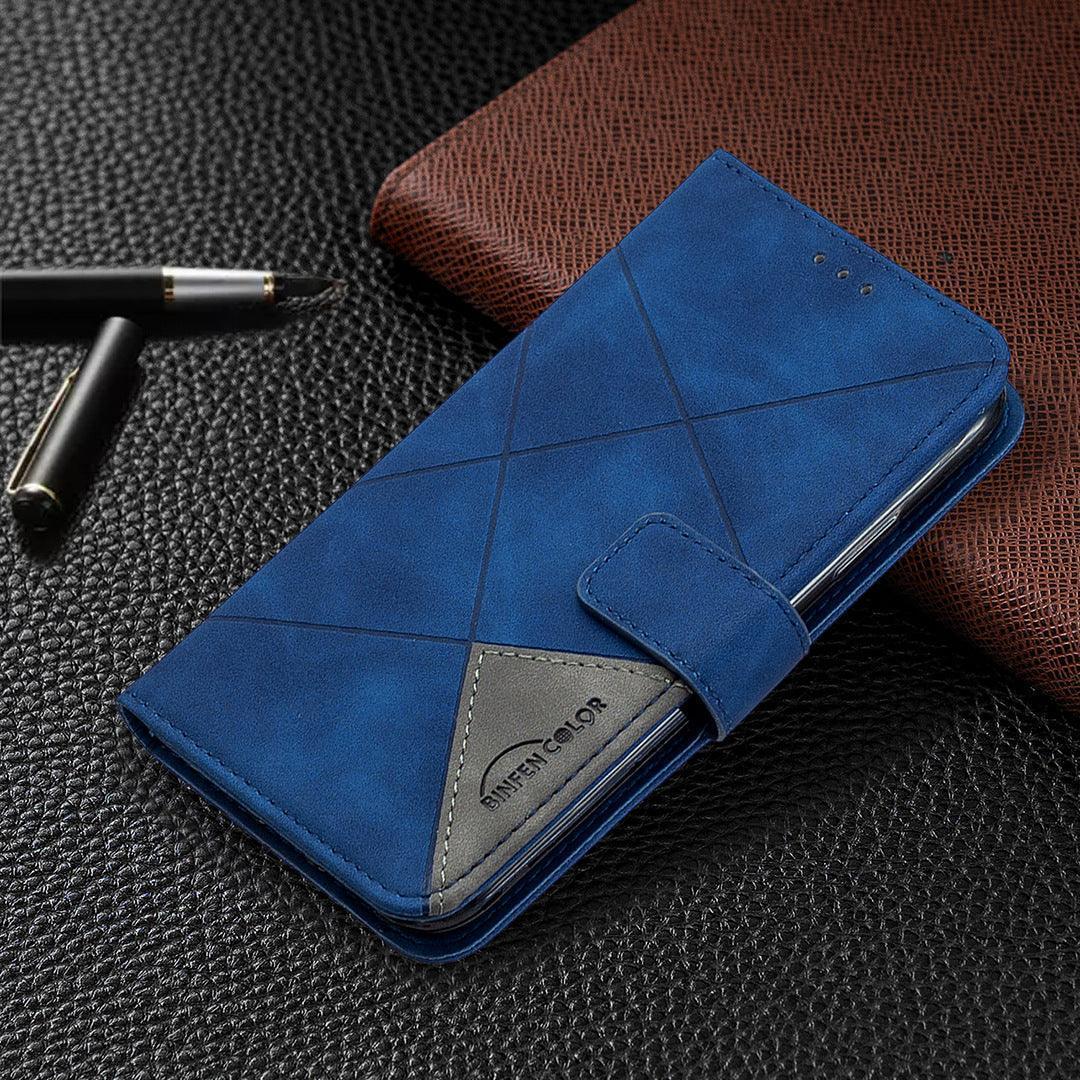 Versatile: Prismatic Elegance Leather Case with Stand and Wallet for iPhone CHILLSTAR