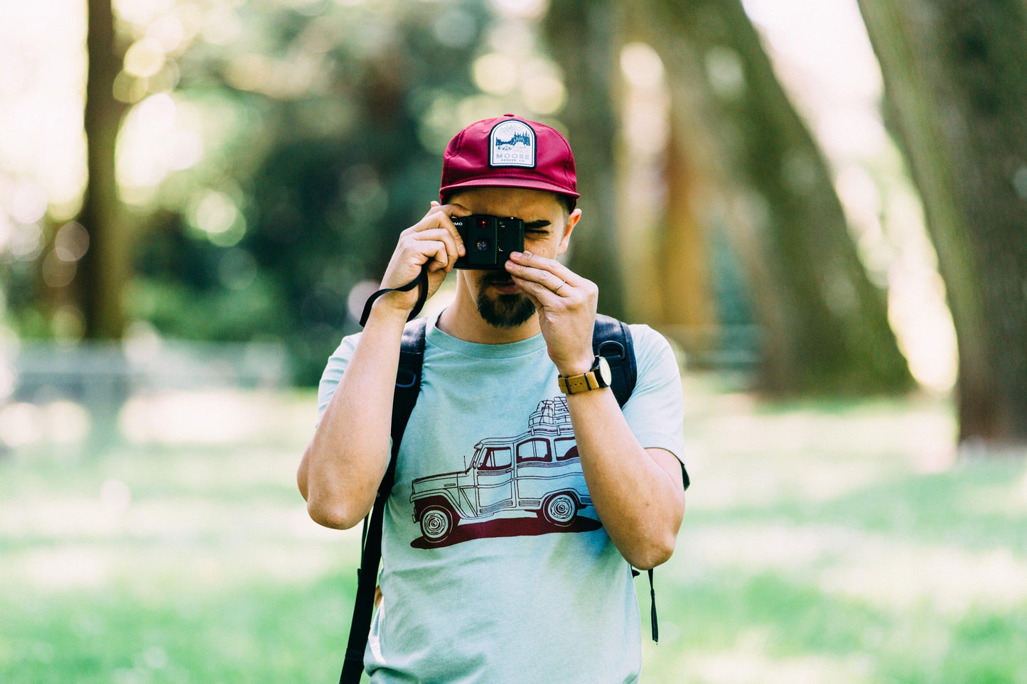 Willy Wagon Tee-Dusty Blue CHILLSTAR