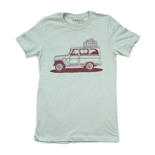 Willy Wagon Tee-Dusty Blue CHILLSTAR