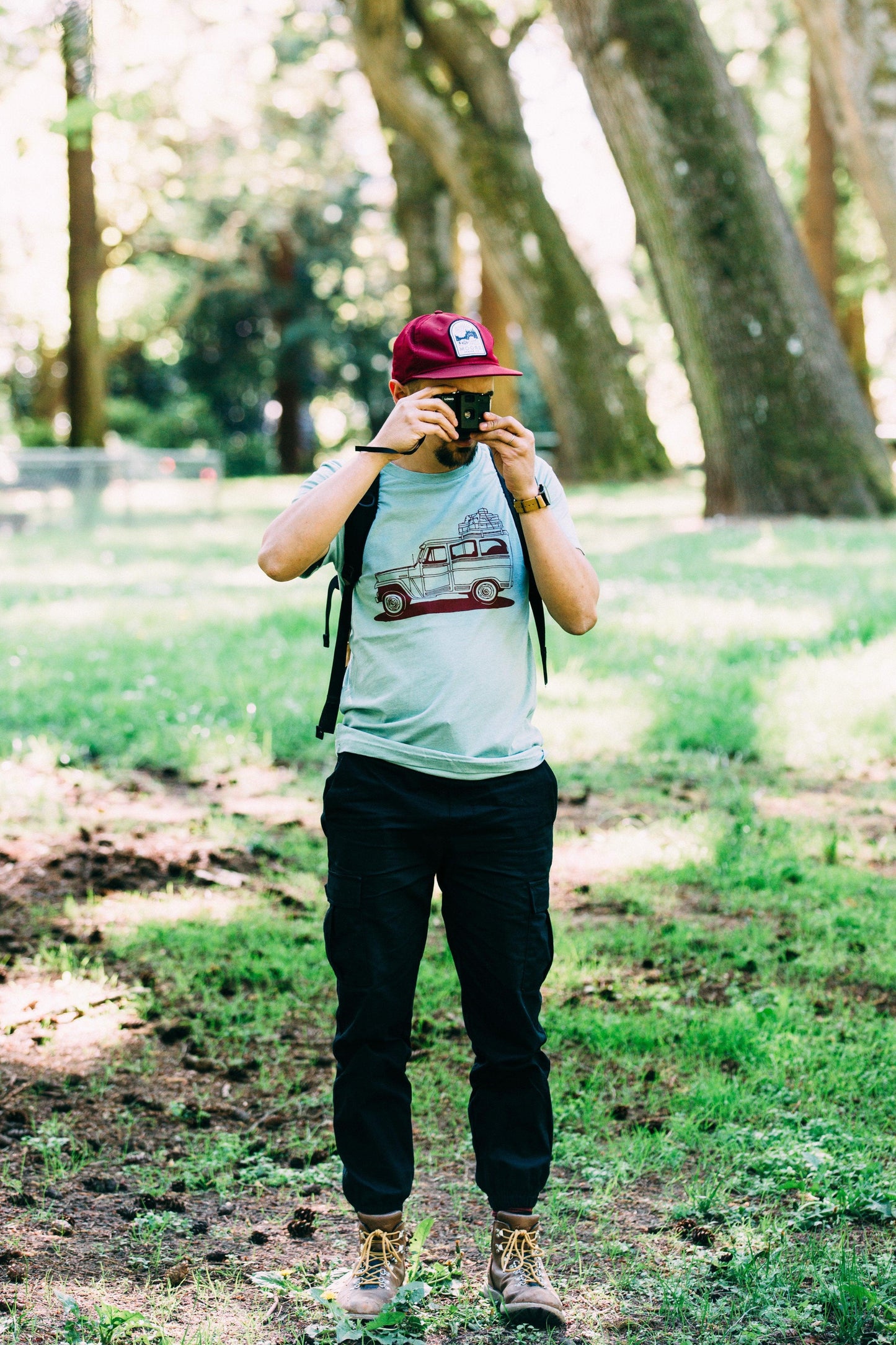 Willy Wagon Tee-Dusty Blue CHILLSTAR