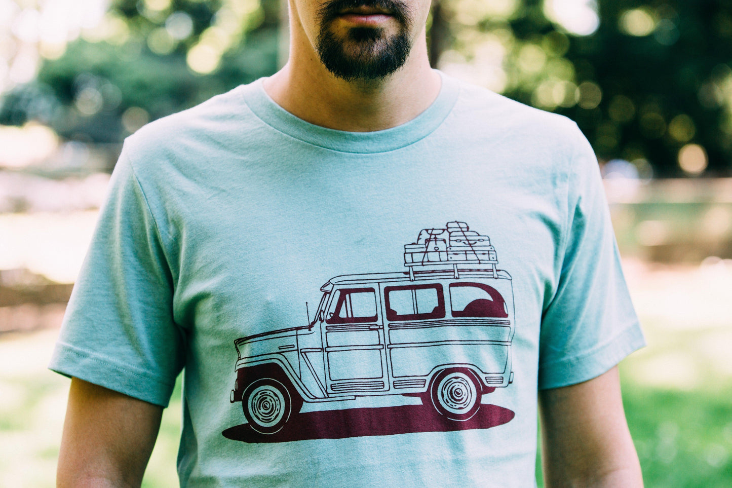 Willy Wagon Tee-Dusty Blue CHILLSTAR